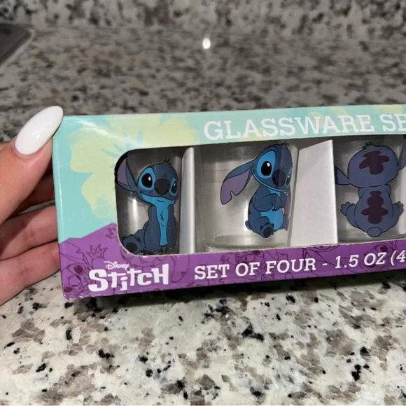 Stitch Disney Shots Set of 4 - Picture 2 of 5